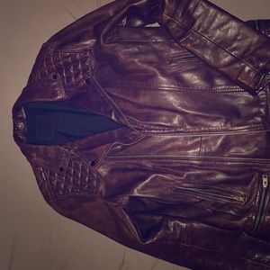 Burgundy Leather Jacket